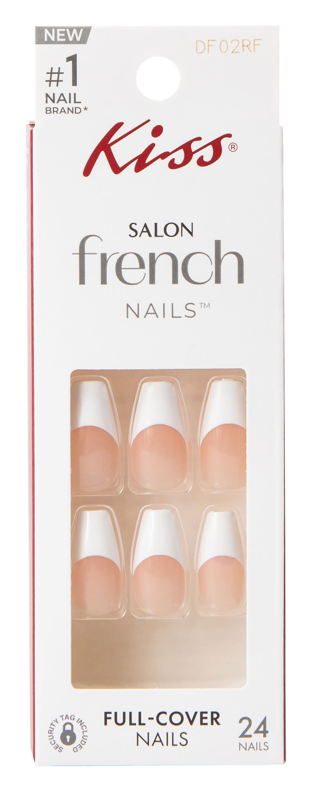 Kiss® Salon French Moon Secret Full-Cover Nails 24-Count