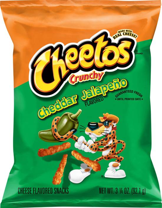 Cheetos Crunchy Snacks (cheddar - jalapeno)