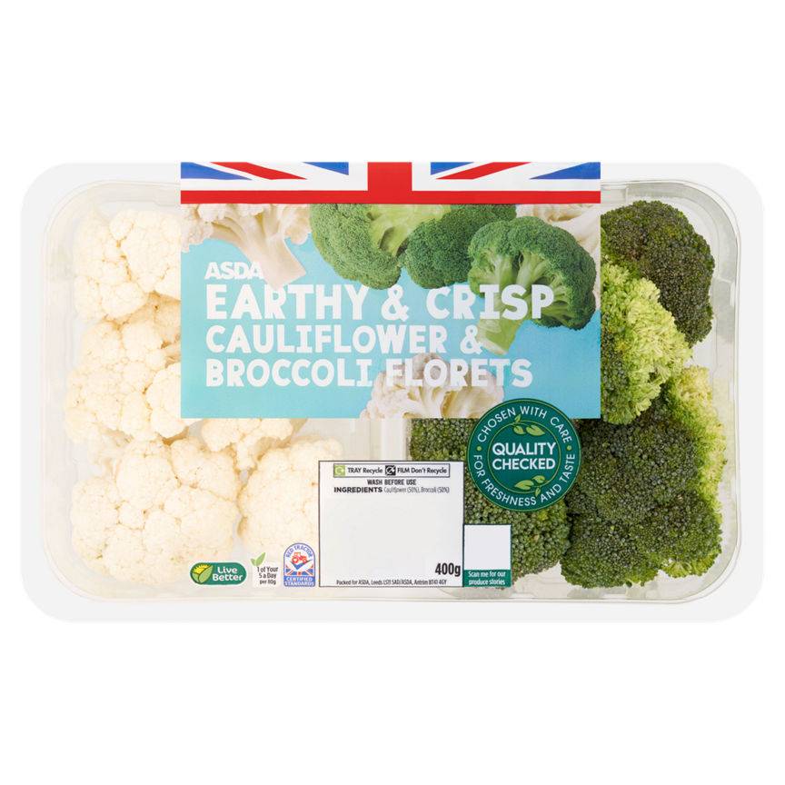 Growers Selection Broccoli & Cauliflower Florets 400g