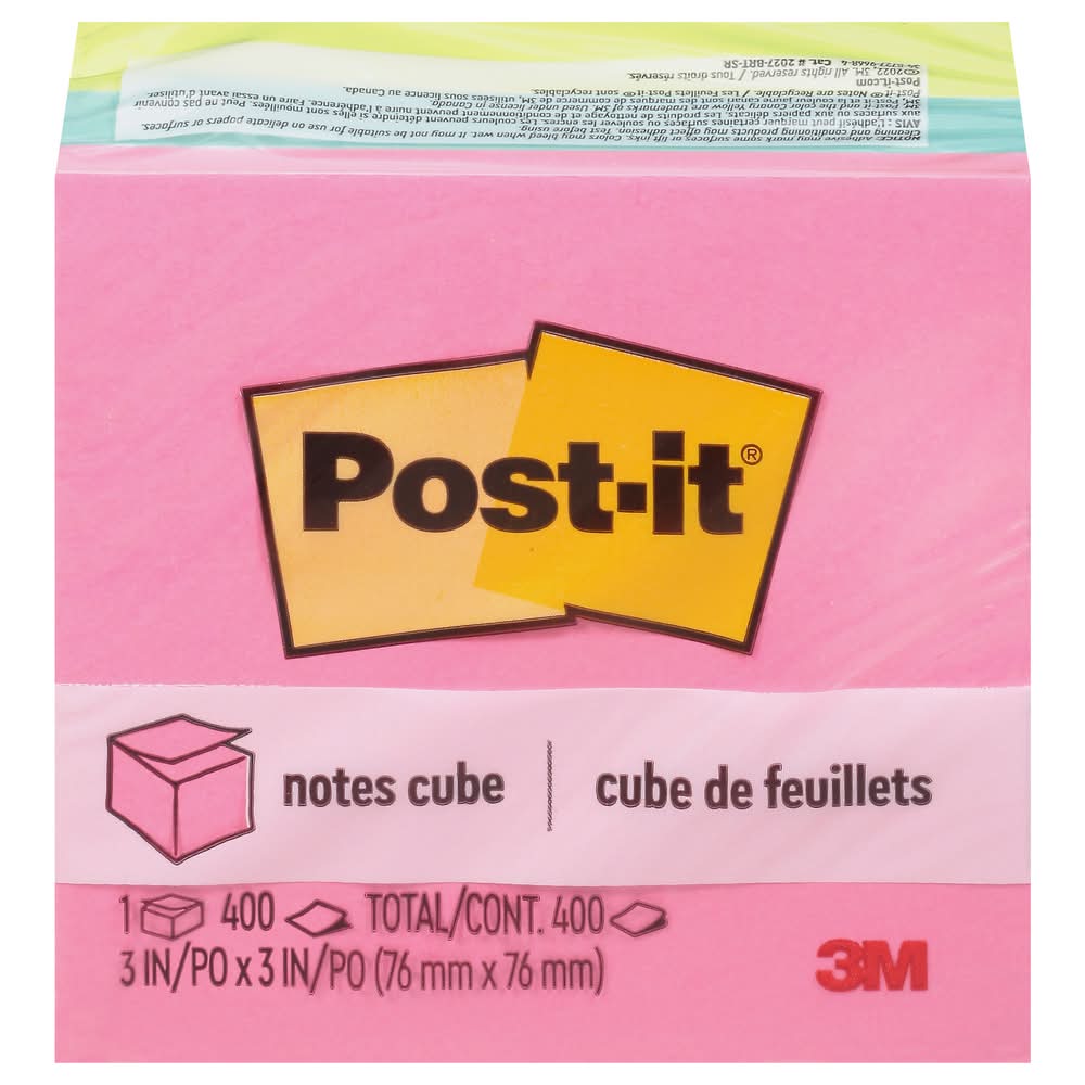 Post-It Notes Cube (6.4 oz)