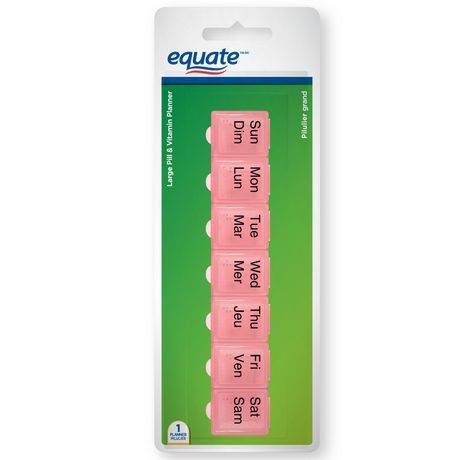 Equate Large Pill & Vitamin Planner