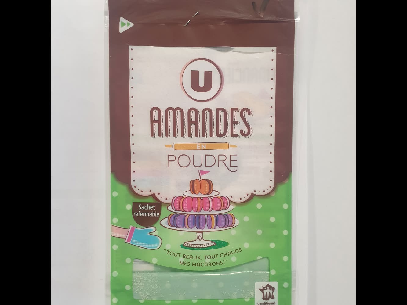 Les Produits U - Amandes en poudre (125g)