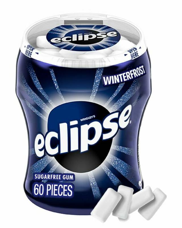 Eclipse Winterfrost Sugarfree Gum 60-Piece