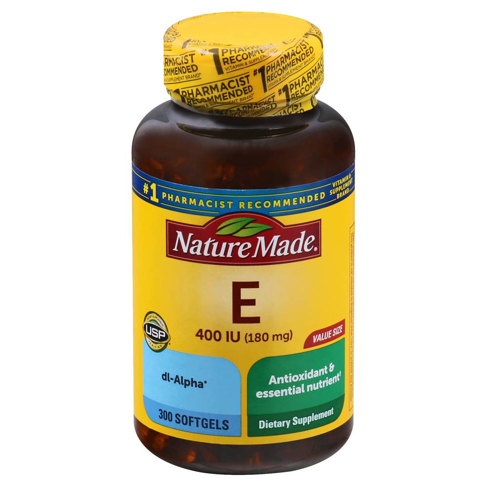 Nature Made Vitamin E 180 mg Supplement