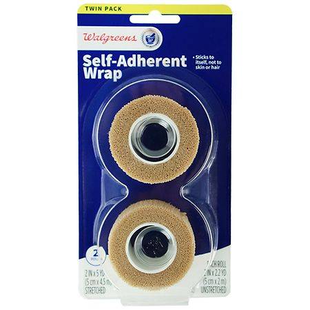 Walgreens Self-Adherent Wrap Twin pack (2 ct)