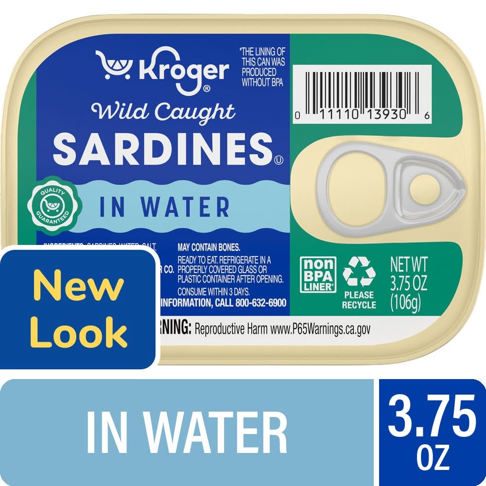 Kroger® Wild Caught Sardines in Water