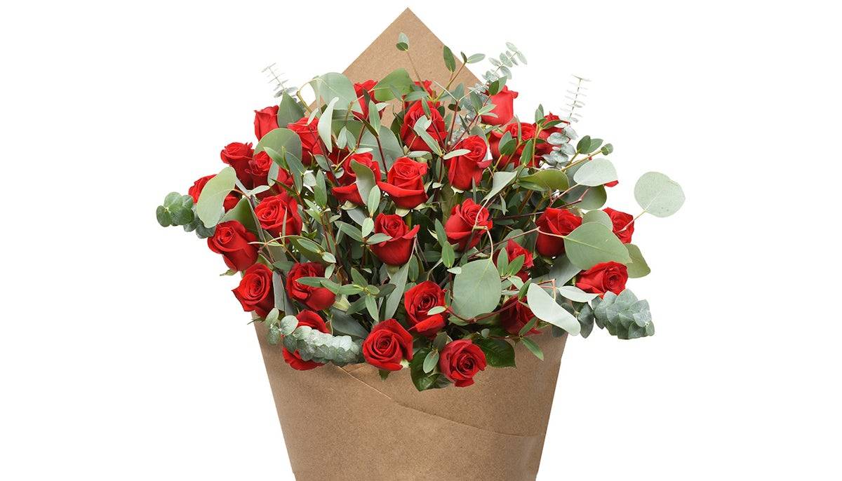 Bloom Haus™ 30 Plus Rose Bouquet - Red