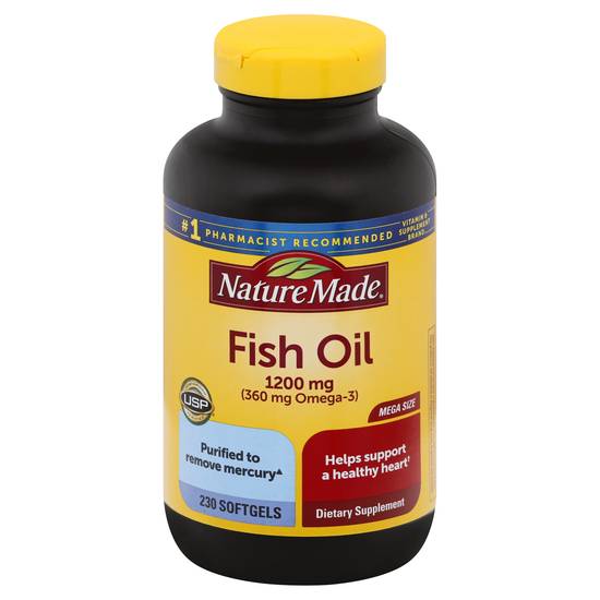 Nature Made Fish Oil 1200mg Softgels (230 ct)