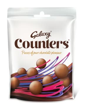 Galaxy Counters Milk Chocolate Buttons Pouch (112g)