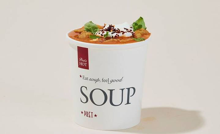 Pret a manger store tomato soup