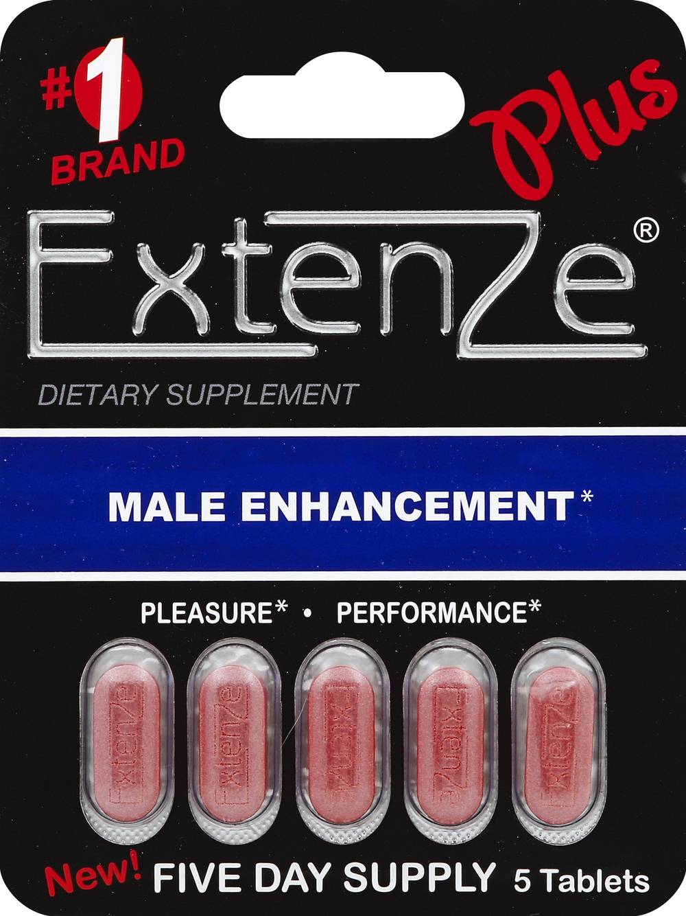 ExtenZe Plus Male Enhancement (1.6 oz, 5 ct)