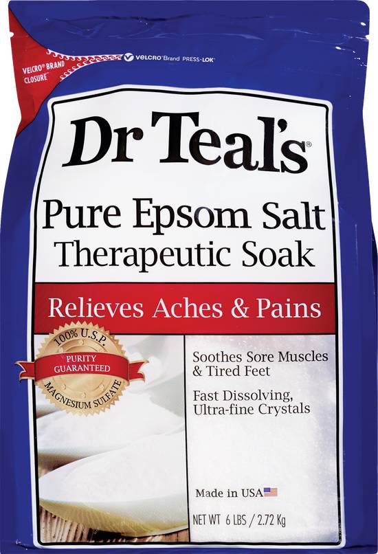 Dr. Teal's Pure Epsom Salt Therapeutic Soak, 96OZ