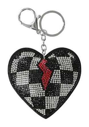 Novelty Bling Keychain Heart