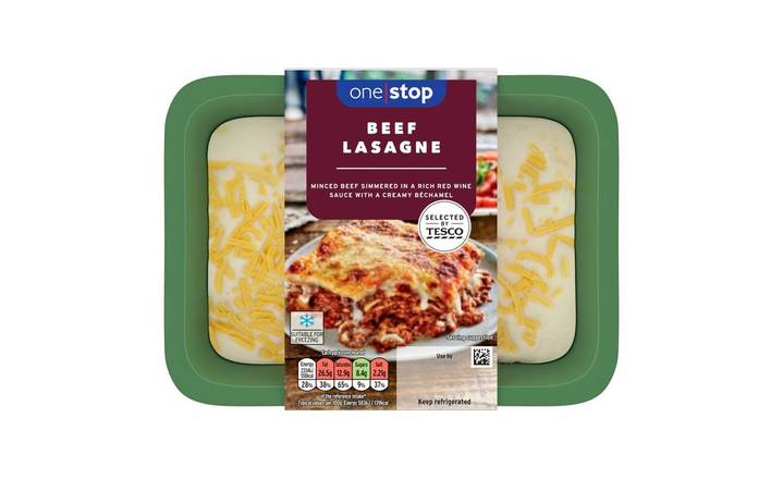 One Stop Beef Lasagne Ready Meal 400g (402915)