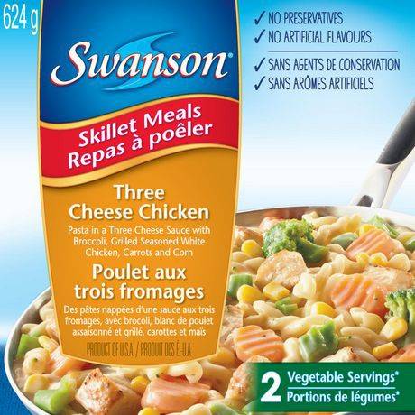 Swanson Skillet Meals Three Cheese Chicken Frozen Dinner (624 g)