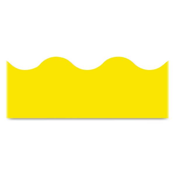 Trend Enterprises Solid-Colored Precut Yellow Terrific Trimmers