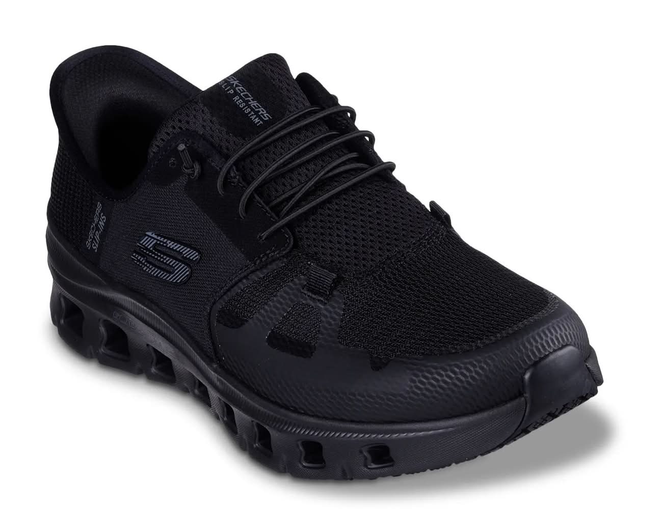 Skechers Hands Free Slip-Ins Glide Step Pro Work Sneaker - Men's (Black Medium - 13)
