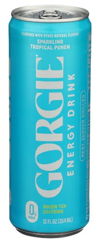 GORGIE Sparkling Energy Drink With Benefits (12 fl oz) (Paradise Punch)
