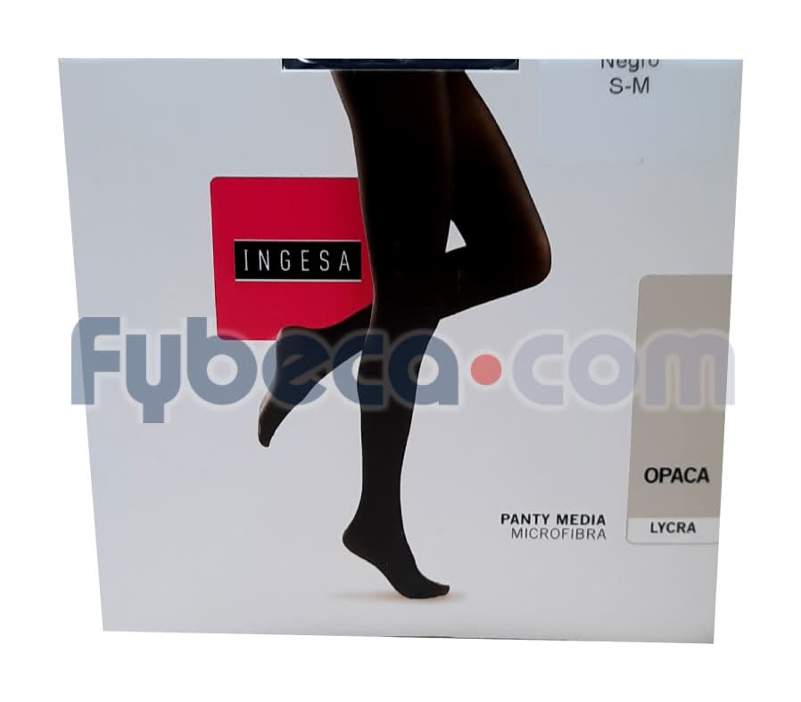 Medias Panty Opaque Negro Talla M-S