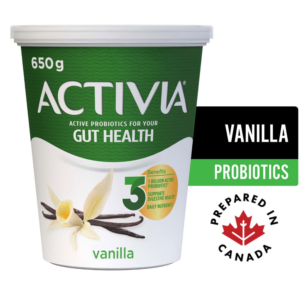 Activia Probiotic Yogurt, Vanilla (650 g)