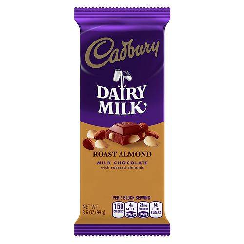 Cadbury DAIRY MILK Roast Almond Milk Chocolate Bar Roast Almond - 3.5 oz