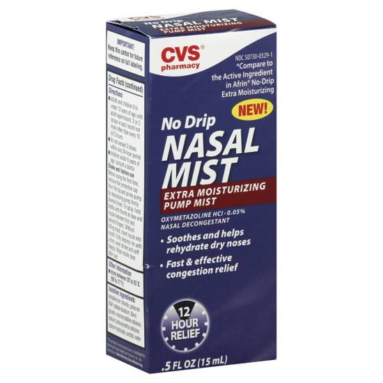 Cvs Pharmacy Nasal Mist 12 Hour Relief