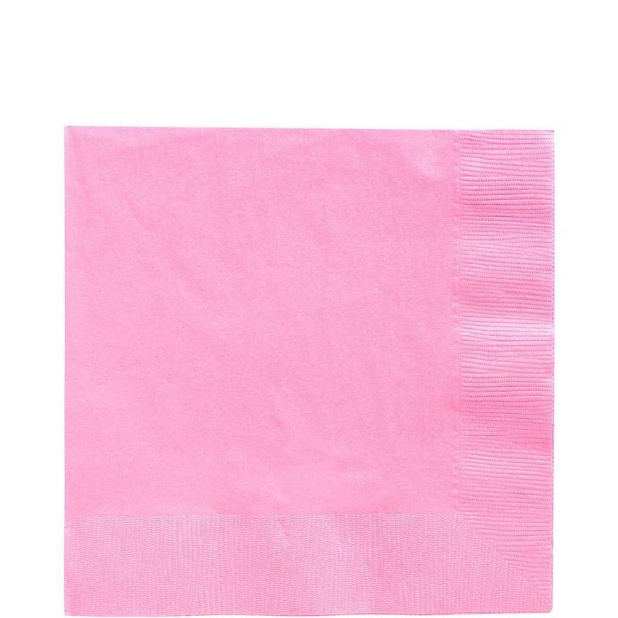 Party City Paper Lunch Napkins, 6.5in, Pink (40 ct)