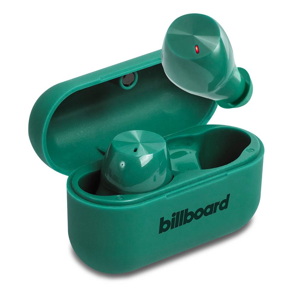 Billboard audífonos inalámbricos verde (1 pieza)