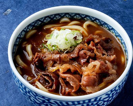 博多 牛肉カレーうどん Hakata Udon Noodle Soup with Beef Curry