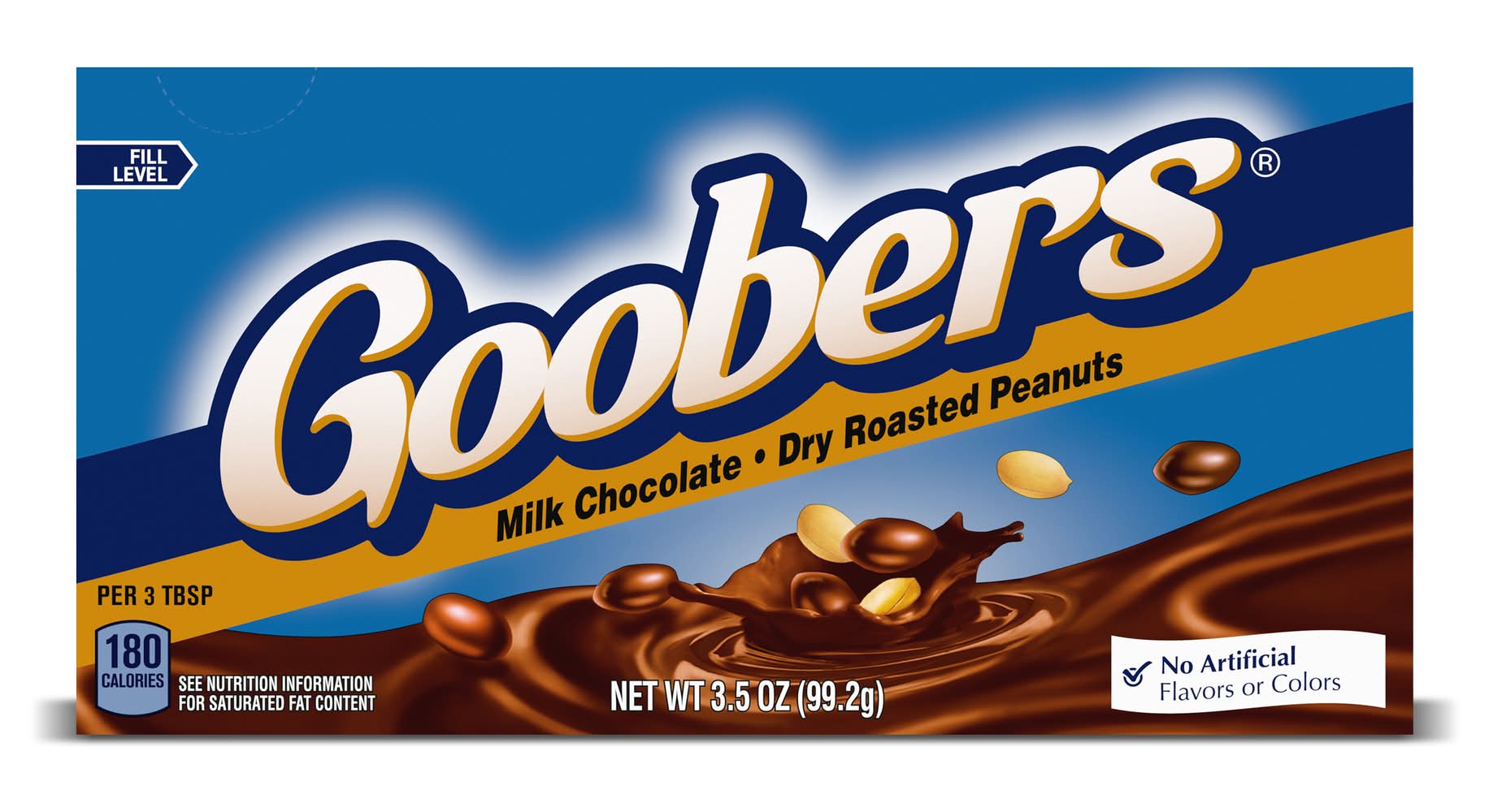 Goobers Dry Roasted Peanuts Milk Chocolate (3.5 oz)