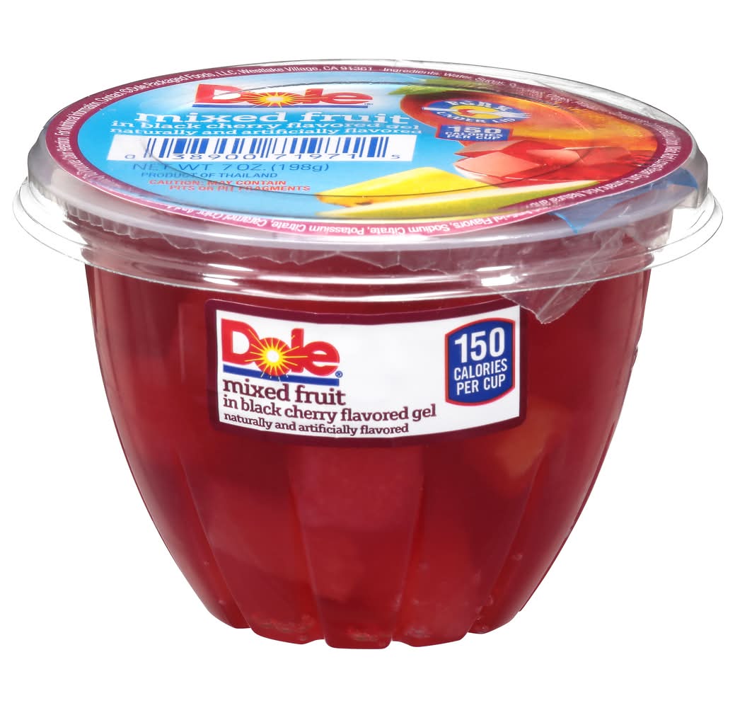 Dole Mixed Fruit in Black Cherry Flavored Gel (7 oz)