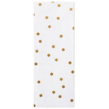 Hallmark Stars Of David Hanukkah Tissue Paper, 20", White