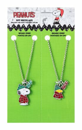Peanuts® BFF Necklace 2-Pack Snoopy Puffer