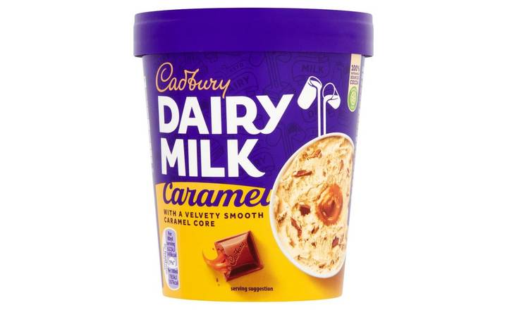 Cadbury Dairy Milk Caramel Ice Cream Tub 480ml (399275)