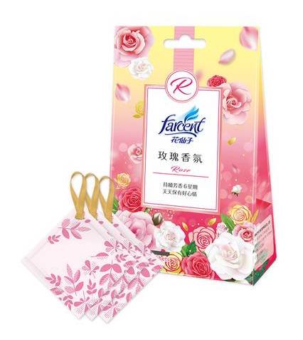 花仙子好心情衣物香氛袋(玫瑰香)3入#4710731690918