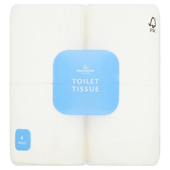 Morrisons Toilet Tissue Rolls (4 pack)