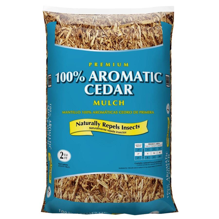 Premium 2-cu ft All Natural 100% Cedar Mulch | 902924