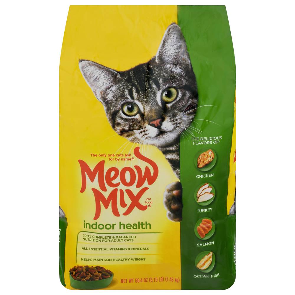 Meow Mix Indoor Health Adult Cat Food (3.15 lbs)