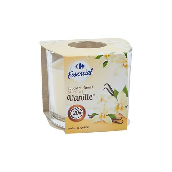 Carrefour Essential - Bougie parfumée vanille