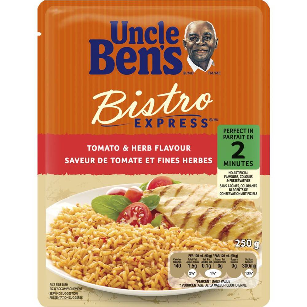 Uncle Ben's Plat de riz à saveur de tomate et fines