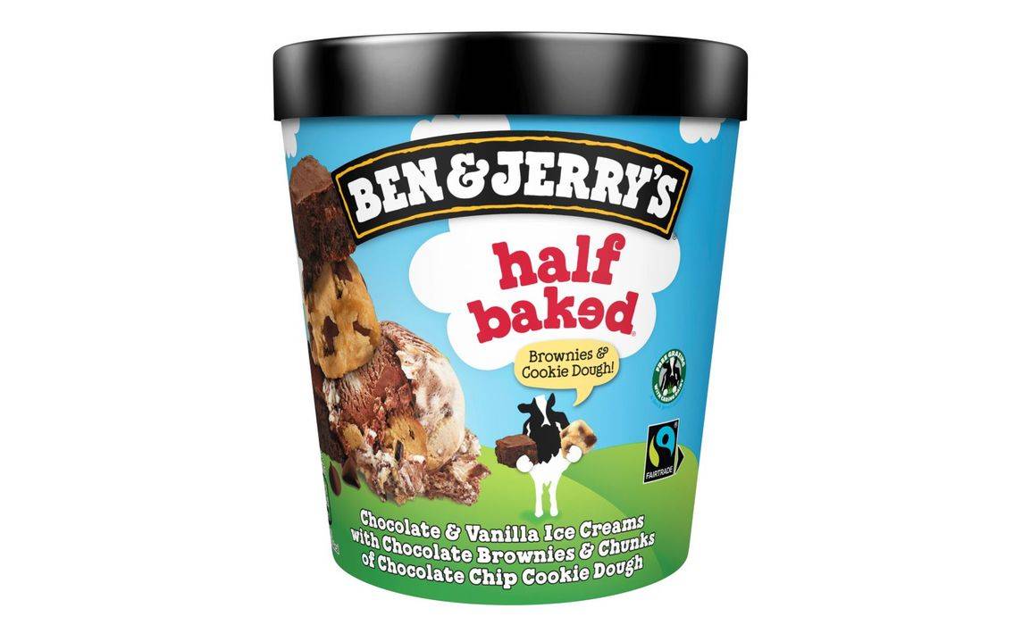 Ben & Jerry's Half Baked Ice Cream 465ml (403259)