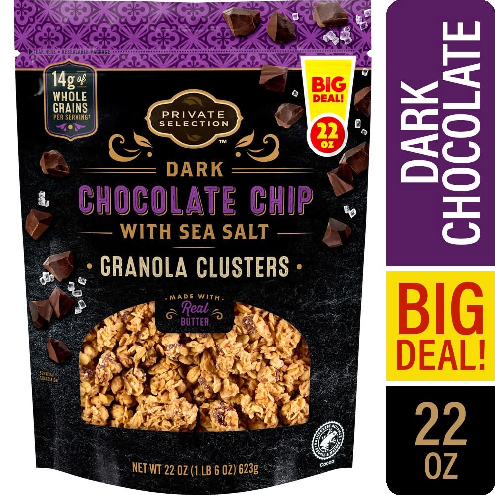 Private Selection Granola Clusters, Dark Chocolate Chip (22 oz)