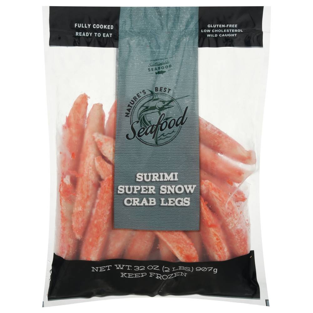 Nature's Best Seafood Surimi Super Snow Crab Legs (32 oz)