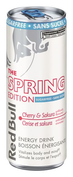 Red Bull The Spring Edition Sugar Free Energy Drink, Cherry & Sakura (250 ml)