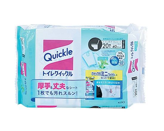 花王 トイレクイックル詰替 ジャンボ 20枚【洗剤】