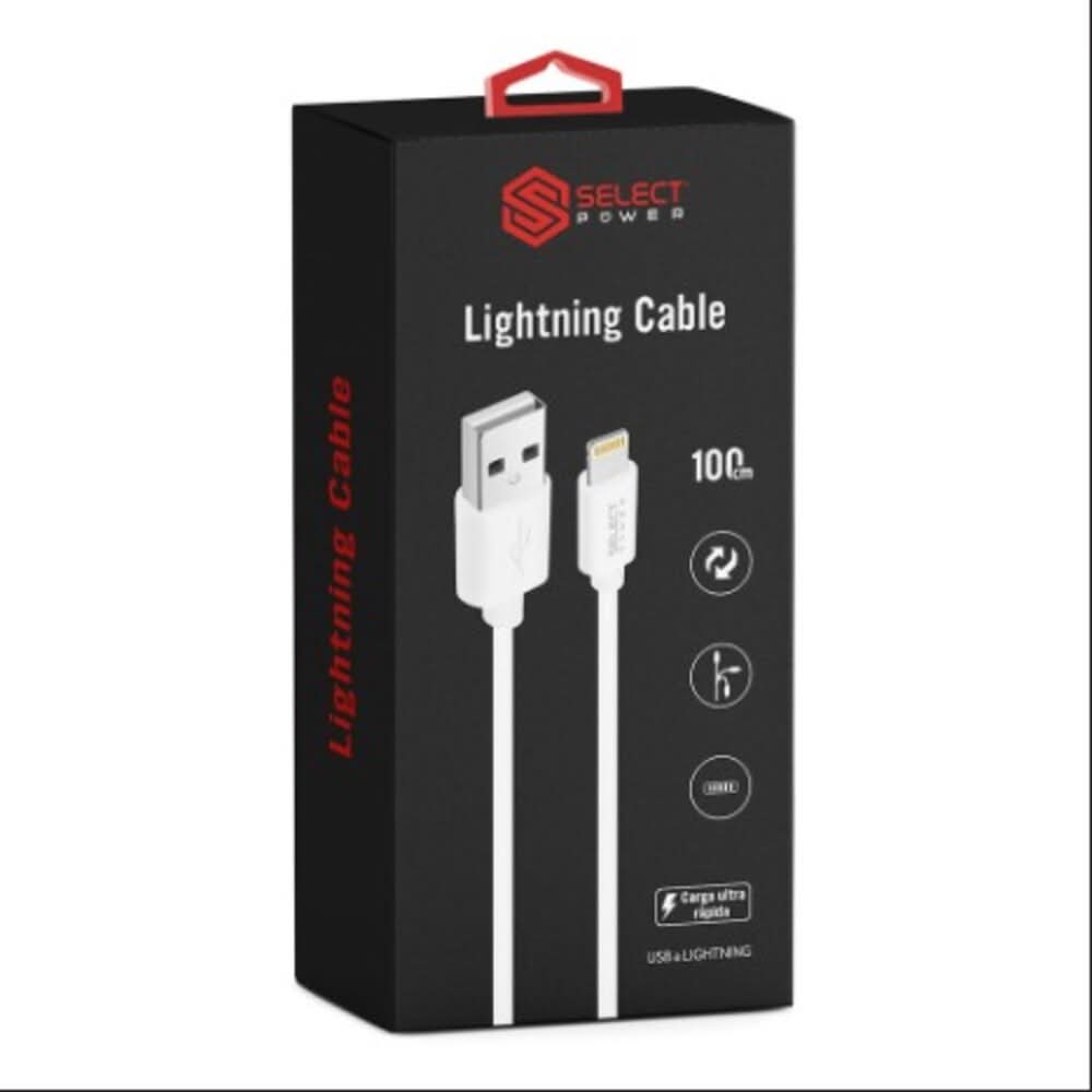Select Power · Cable lightning, 100 cm
