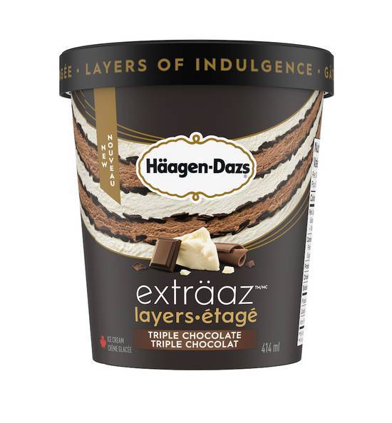 Haagen-Dazs Extraaz Layers Triple Chocolate 414ml