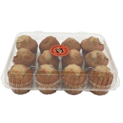 Chocolate Chip Mini Muffins 12 Count - Ea