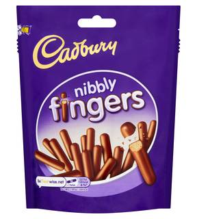 Cadbury Nibbly Chocolate Mini Fingers Biscuits 125g