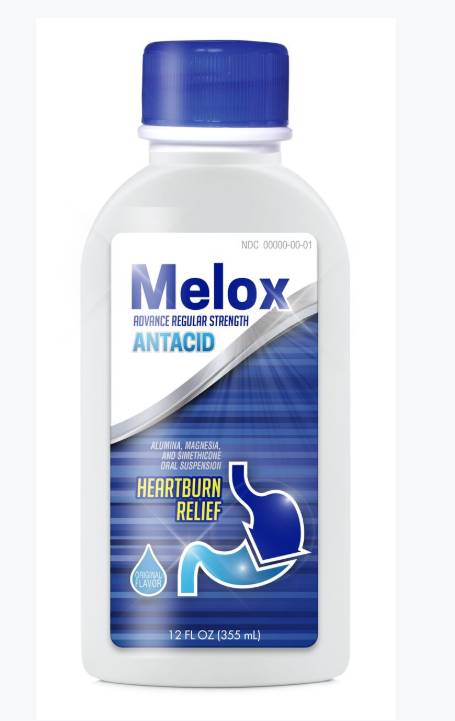 Melox -  Antacid Heartburn Relief - 12 Oz (1 Unit per Case)